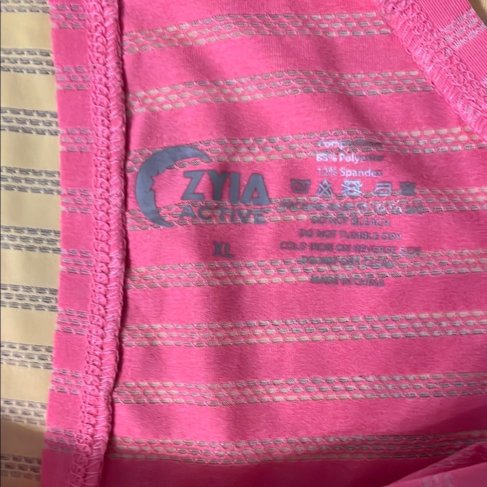 Pink and Yellow Graphic Tank Tops - Picture 2 of 5